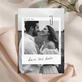 Save The Date Casual & Chic Photo Frame Wedding
