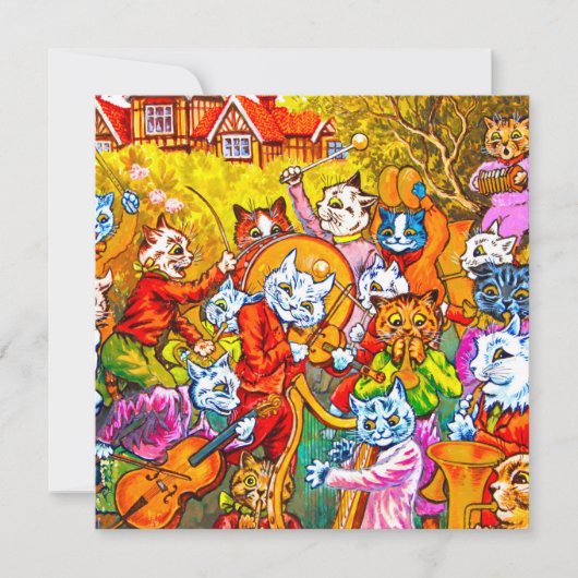 Save The Date Cat Musical Band (Devant)