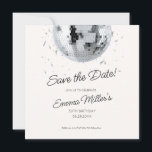 Save The Date Célébration D'Anniversaire Disco Économisez La Dat<br><div class="desc">Célébration d'anniversaire Disco Save The Date - Retro Disco Theme Party Faire-part 🎉 ✨ Préparez-vous à chanter et à célébrer avec la Disco Birthday Celebration Save The Date! Doté d'une boule de disco rétro et d'une typographie branchée, ce design amusant et dynamique donne le ton de votre bash d'anniversaire sur...</div>