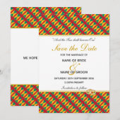 Save The Date Célébration de mariage chrétien à la Grenade et Ca (Devant / Derrière)