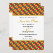 SAVE THE DATE CÉLÉBRATION DE MARIAGE CHRÉTIENNE À GRENADA CARRIA (Devant / Derrière)