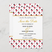 Save The Date Célébration de mariage d'événement spécial TRINITÉ (Devant / Derrière)