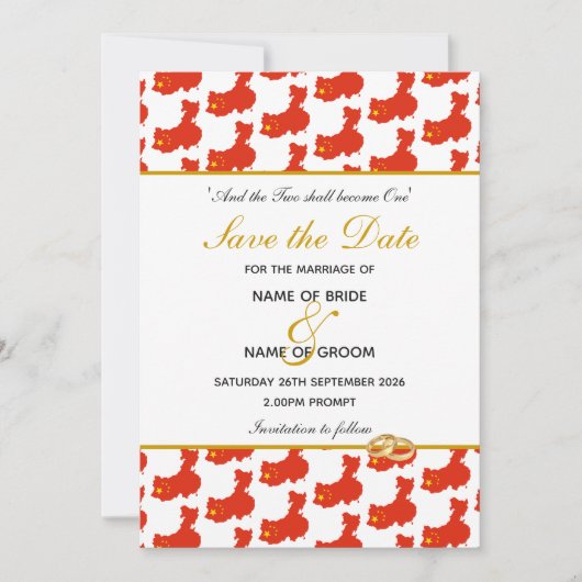 Save The Date Célébration de mariage événement spécial chrétien (Devant)