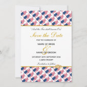 Save The Date Célébration de mariage événement spécial USA AMÉRI (Devant)
