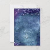 Save The Date Celine • Thème Ciel Étoilé Mariage Céleste (Dos)