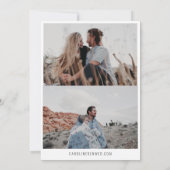 Save The Date Cercle de photo de mariage de couple de script min (Dos)