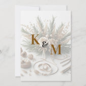 Save The Date Cercles mariages Abstraits simples (Dos)