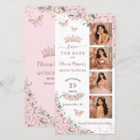 Cerisiers Fleuris Or Rose Photo Booth Quinceanera