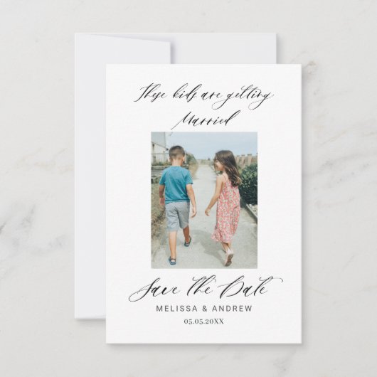 Save The Date Ces enfants se marient, sauf la date (Devant)