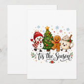 Save The Date C'est la saison de Noël (Devant / Derrière)