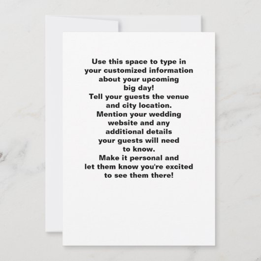 Save The Date C'est l'amour ! Drapeau italien avec photo personn (Dos)