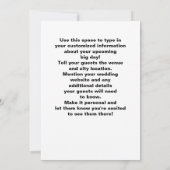 Save The Date C'est l'amour ! Photo personnalisé Drapeau italien (Dos)