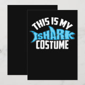 Save The Date C'Est Mon Costume De Requin Sea Creatme (Devant / Derrière)