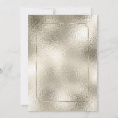 Save The Date Champagne de Mariage Paisley officiel ID767 (Dos)