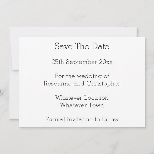 Save The Date Champagne Glasses Design Wedding (Dos)