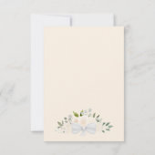 Save The Date Champagne Peach Boho Floral Oval Photo Mariage (Dos)