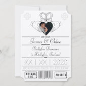 Save The Date Champagne Shimmer Enregistrer la date (Devant)