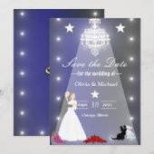 Save The Date Chandelier (Devant / Derrière)