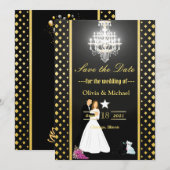 Save The Date Chandelier (Devant / Derrière)