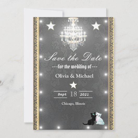Save The Date Chandelier (Devant)