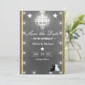 Save The Date Chandelier (Debout devant)
