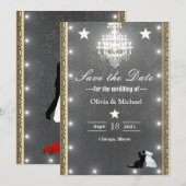 Save The Date Chandelier (Devant / Derrière)