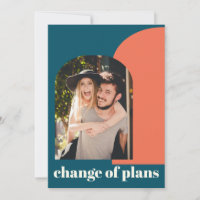 Changement dans les plans de mariage coloré bleu g