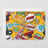 Save The Date Changement de date amusant repoussé la typographie (Dos)