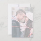 Save The Date Changement de date de mariage reporté (Dos)