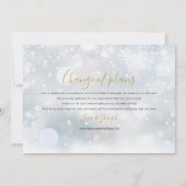 Save The Date Changement de date de plaisir moderne Nouveau plan (Dos)