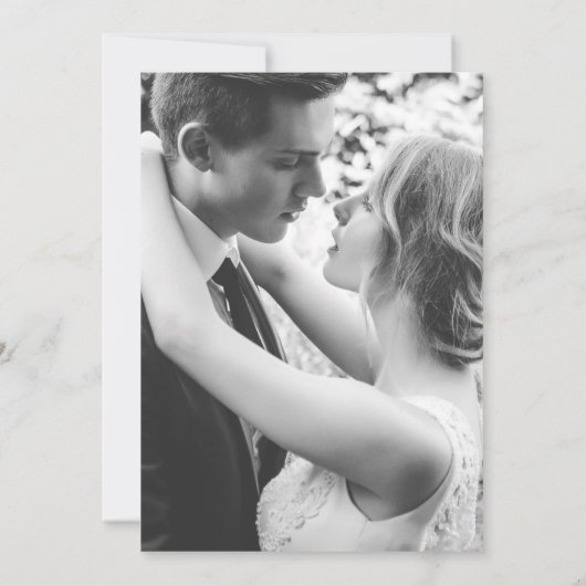 Save The Date Changement de plan de mariage : désinvitation main (Dos)