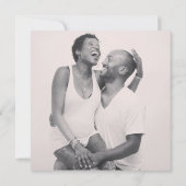 Save The Date Changement de plan de mariage reporté orchidée   (Dos)