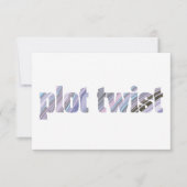 Save The Date Changement de plans reportés Chic Moderne Mariage (Devant)