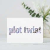 Save The Date Changement de plans reportés Chic Moderne Mariage (Debout devant)