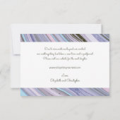 Save The Date Changement de plans reportés Chic Moderne Mariage (Dos)