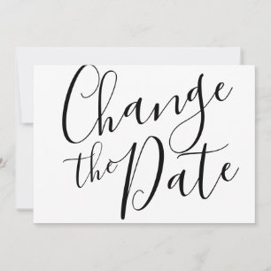 Save The Date Changement Simple de Date Événement Reporté Annulé