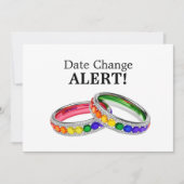 Save The Date Changer la date - 🌈 Entrelacé dans la fierté (Devant)