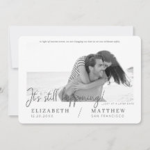 Changer la date Modern Chic Custom Photo Mariage