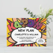 Save The Date Changer la date Nouveau plan Bande dessinée modern (Debout devant)