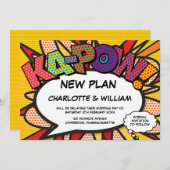 Save The Date Changer la date Nouveau plan Bande dessinée modern (Devant / Derrière)