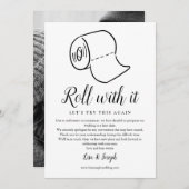 Save The Date Changer la date reportée annulée Photo (Devant / Derrière)