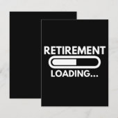 SAVE THE DATE CHARGEMENT DE LA RETRAITE (Devant / Derrière)