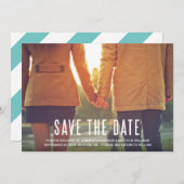 SAVE THE DATE CHARME VINTAGE | ANNONCE DE MISE EN GARDE DE LA DA (Devant / Derrière)