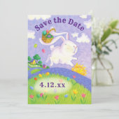 Save The Date Chasse aux oeufs de Pâques Sauvez la date Invitati (Debout devant)