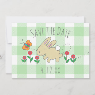 Save The Date Chasse aux oeufs de Pâques Sauvez la date Invitati