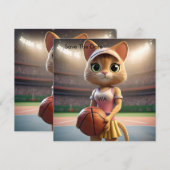 Save The Date Chat de Netball Féminin, (Devant / Derrière)