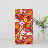 Save The Date Chat et oeuf sur le rouge (Debout devant)