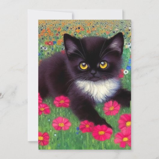 Save The Date Chat Gustav Klimt Tuxedo (Devant)
