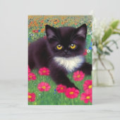 Save The Date Chat Gustav Klimt Tuxedo (Debout devant)