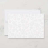 Save The Date Chat Whimsical assis dans un thé Noël (Dos)